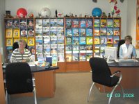 Reisebüro Landgraf Penig, Innenbild