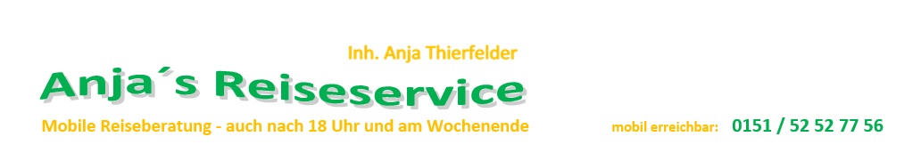 Firmenlogo Anjas Reiseservice